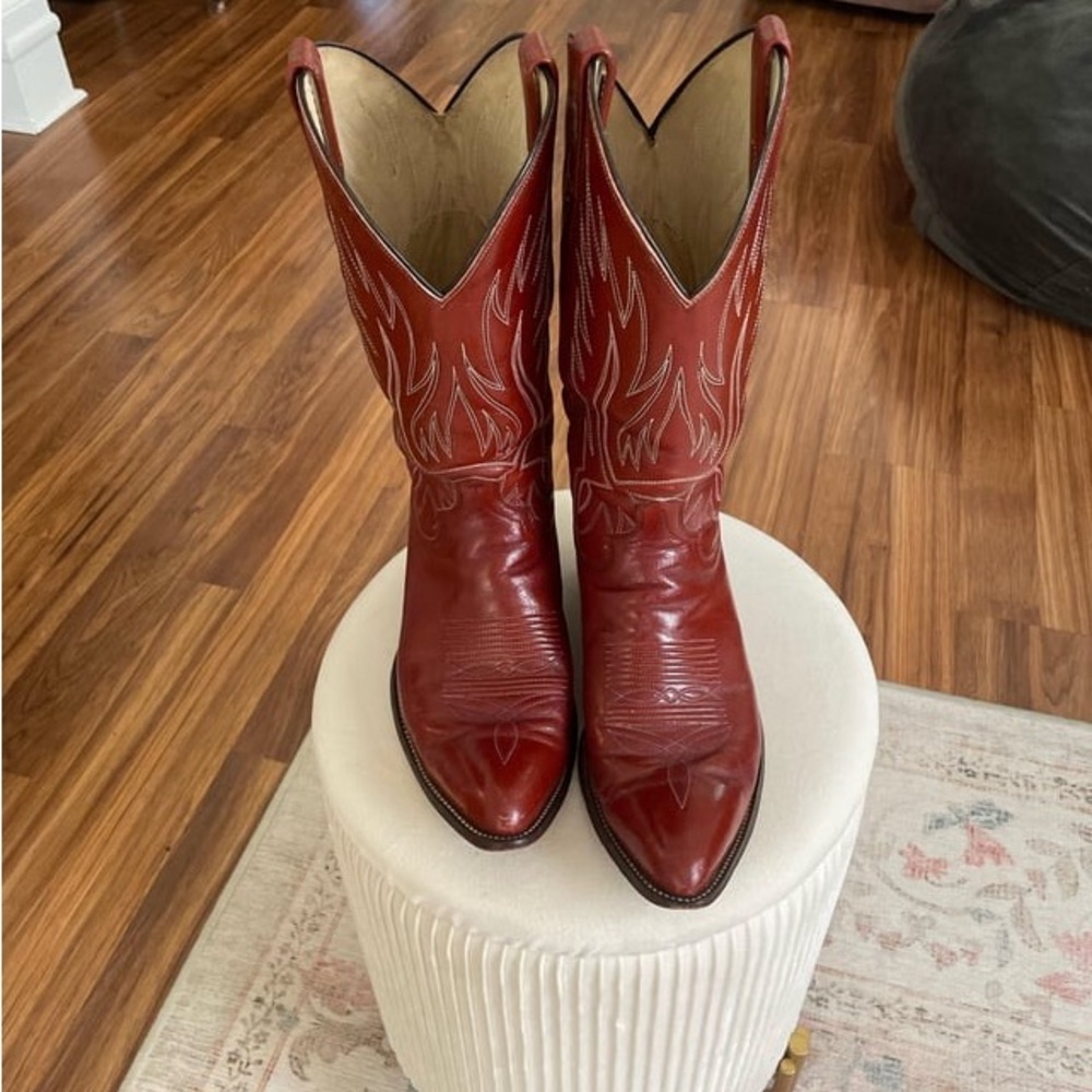 Vintage 70s Polo Western Cowboy Boots